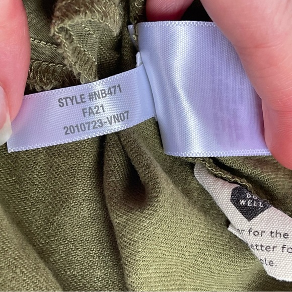 Madewell Olive Green Mini Dress - Picture 7 of 13